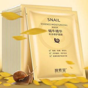 Snail whitening moisturizing facial mask